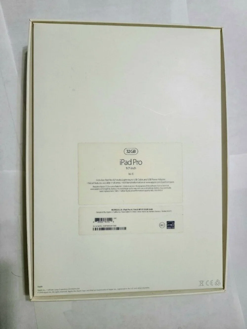 iPad Pro 9.7” Gold + Box + New Charger + Two 360 Case's + Keyboard Case Bundle